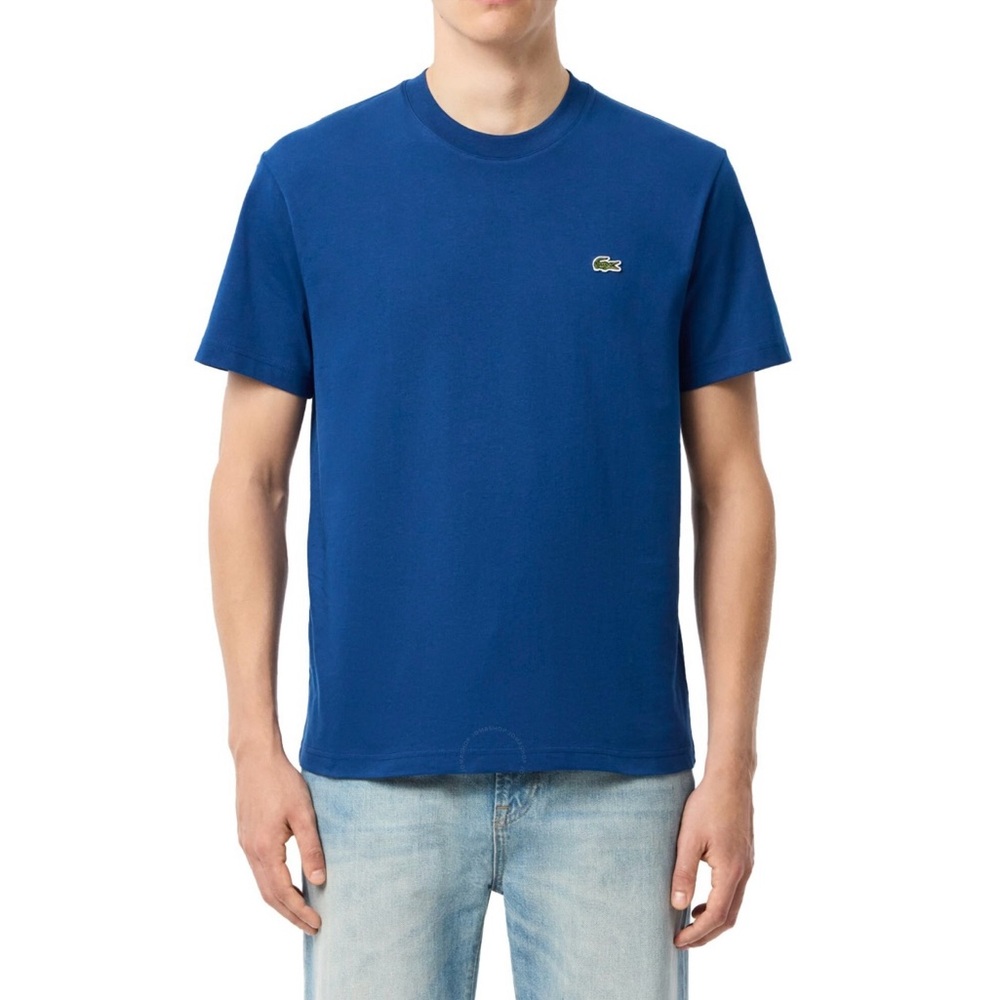 NWT Lacoste Blue Short Sleeve Tee Classic Crew  Size 5 large